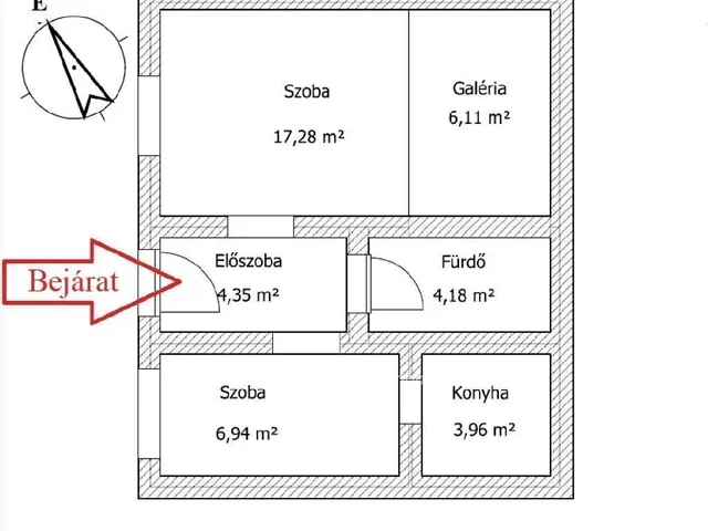 Eladó lakás Budapest VI. kerület 37 nm