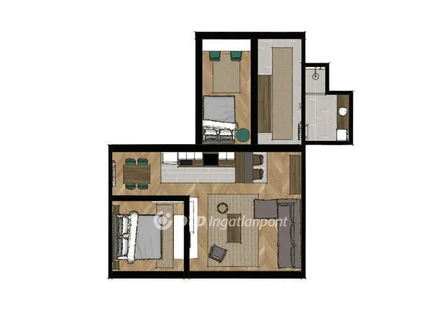 Eladó lakás Budapest VIII. kerület, Corvin negyed 61 nm