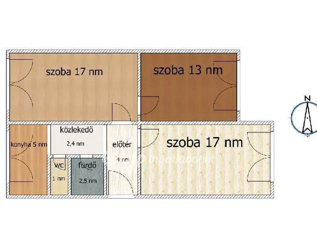 Eladó lakás Budapest XXI. kerület, Erdősor 64 nm