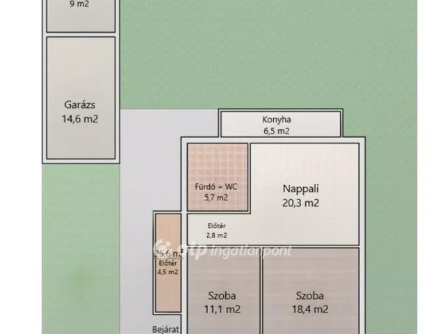 Eladó ház Budapest XIX. kerület 82 nm