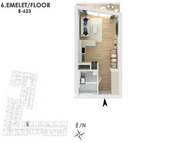 Eladó lakás Budapest XIII. kerület 32 nm