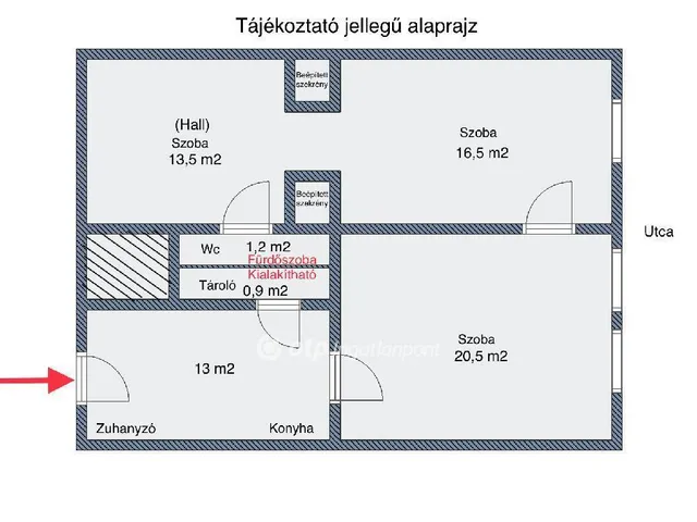 Eladó lakás Budapest VIII. kerület 64 nm