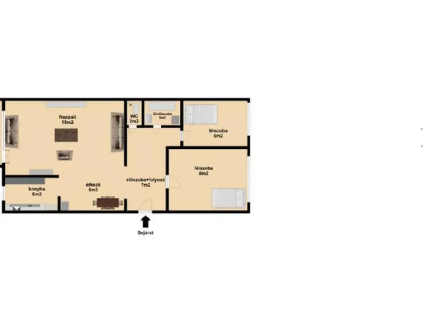 Eladó lakás Budapest XIII. kerület, Angyalföld 54 nm