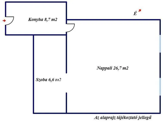 Eladó lakás Budapest XIII. kerület, Újlipótváros 42 nm