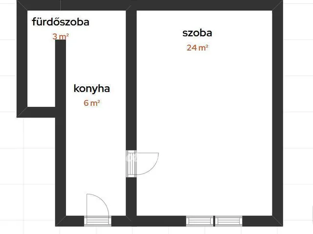 Eladó lakás Budapest VIII. kerület 33 nm