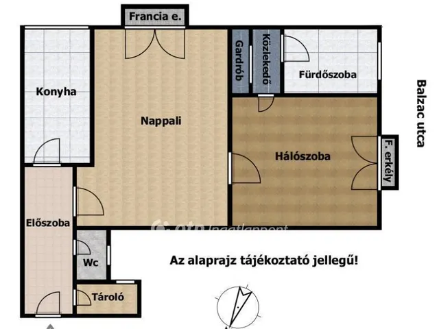 Eladó lakás Budapest XIII. kerület 58 nm