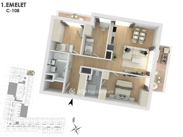 Eladó lakás Budapest XIII. kerület 75 nm