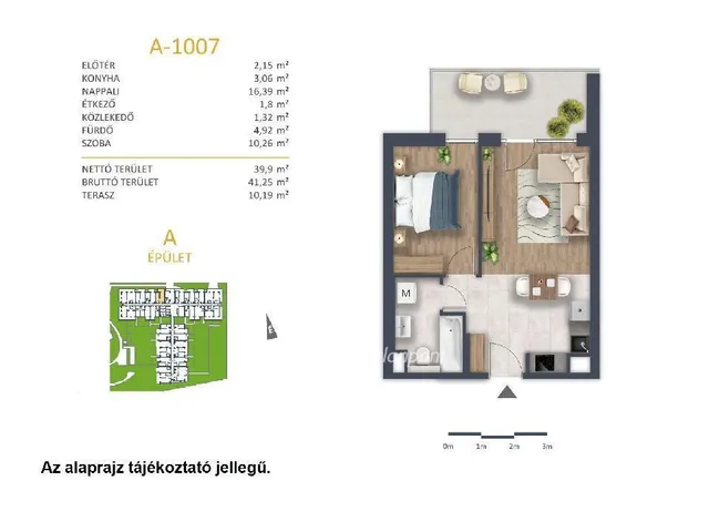 Eladó lakás Budapest XI. kerület 41 nm