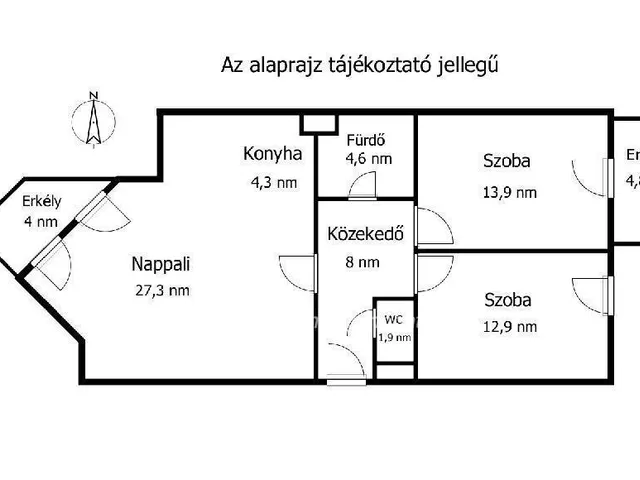 Eladó lakás Budapest XIV. kerület 73 nm