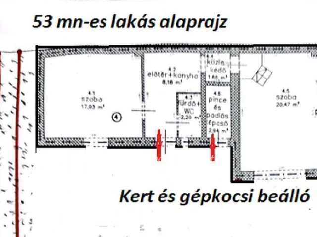 Eladó lakás Budapest XX. kerület 53 nm