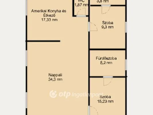 Eladó lakás Budapest II. kerület 95 nm