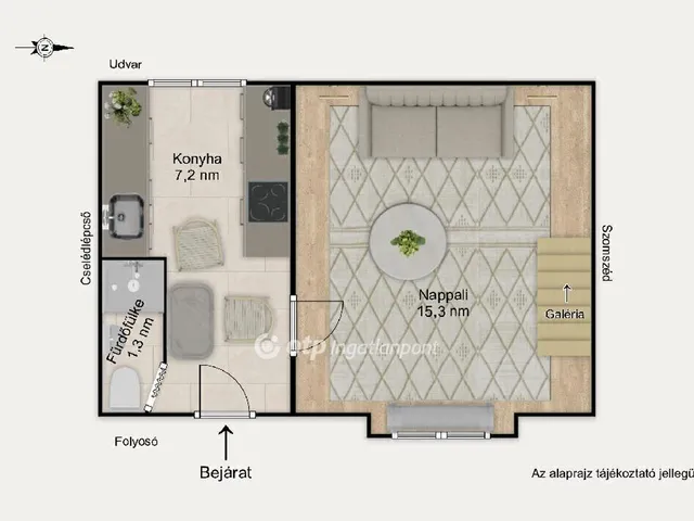 Eladó lakás Budapest VII. kerület 23 nm