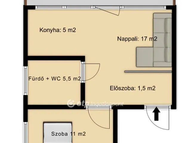 Eladó lakás Szigetszentmiklós 40 nm
