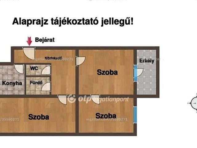 Eladó lakás Budapest VIII. kerület 64 nm