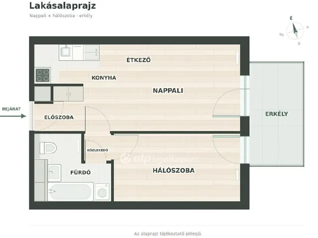 Eladó lakás Budapest XIII. kerület 42 nm