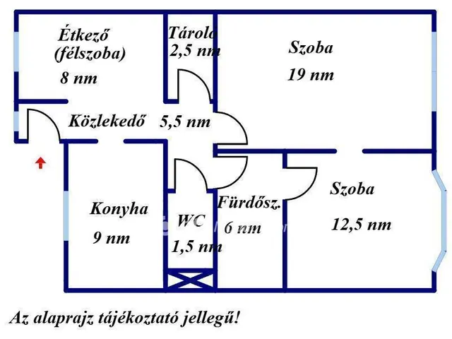 Eladó lakás Gyula 65 nm