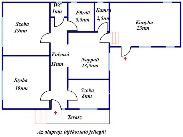 Eladó ház Kunágota 102 nm