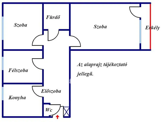 Eladó lakás Gyula 59 nm