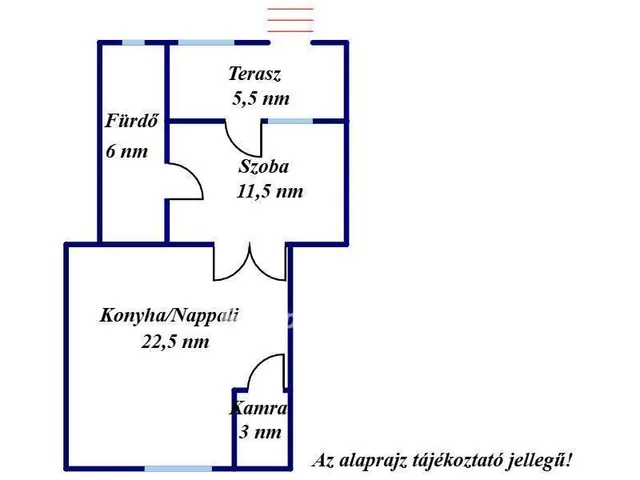 Eladó lakás Gyula 43 nm