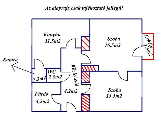 Eladó lakás Gyula 56 nm
