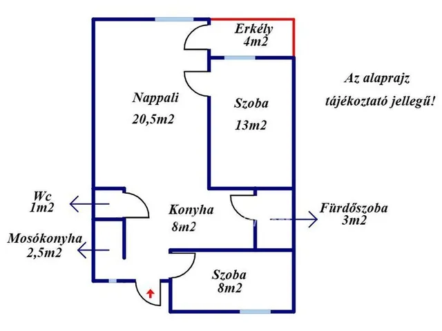 Eladó lakás Békés 59 nm