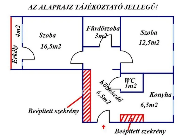 Eladó lakás Gyula 50 nm