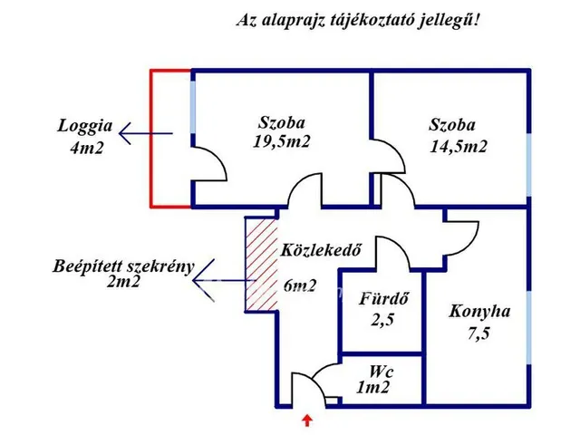 Eladó lakás Békés 55 nm