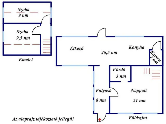 Eladó nyaraló Gyula, Városerdő 82 nm