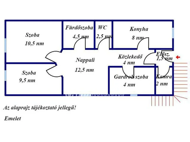 Eladó lakás Gyula 59 nm