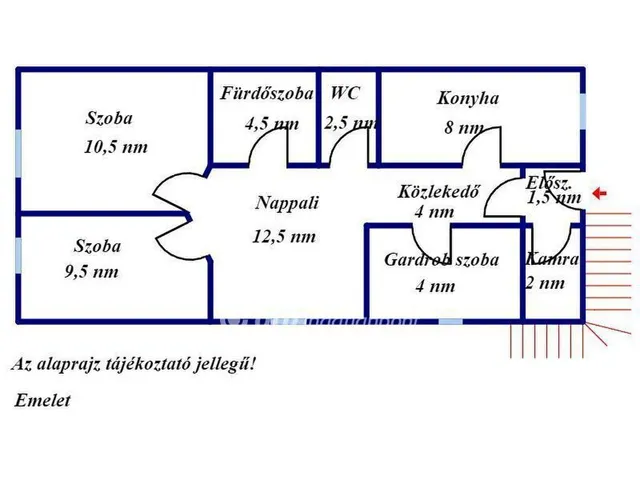 Eladó lakás Gyula 59 nm