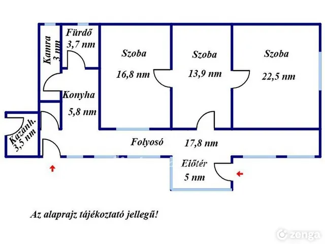 Eladó ház Gyula 92 nm