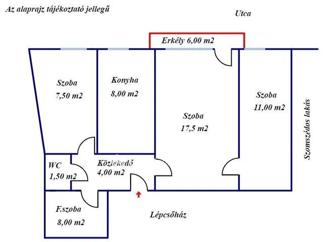 Kiadó lakás Gyula 56 nm