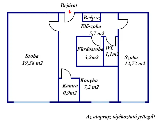 Eladó lakás Békéscsaba 52 nm