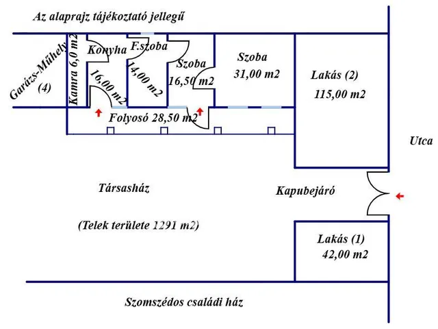 Eladó lakás Békéscsaba 98 nm