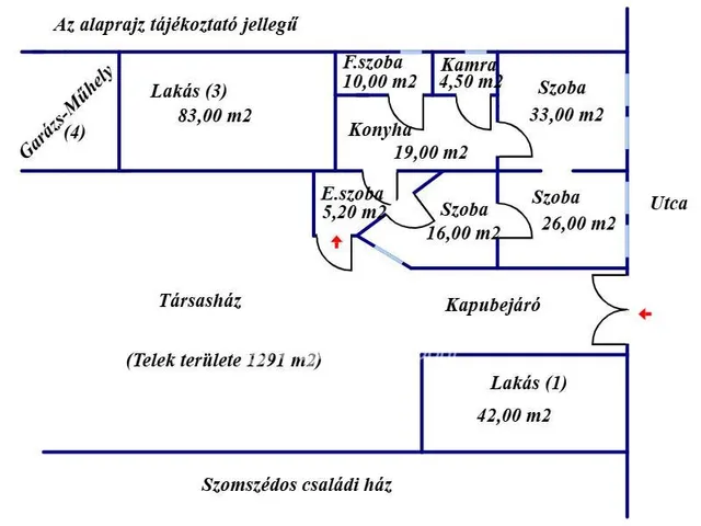Eladó lakás Békéscsaba 115 nm