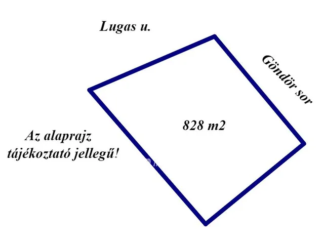 Eladó telek Szeged 828 nm