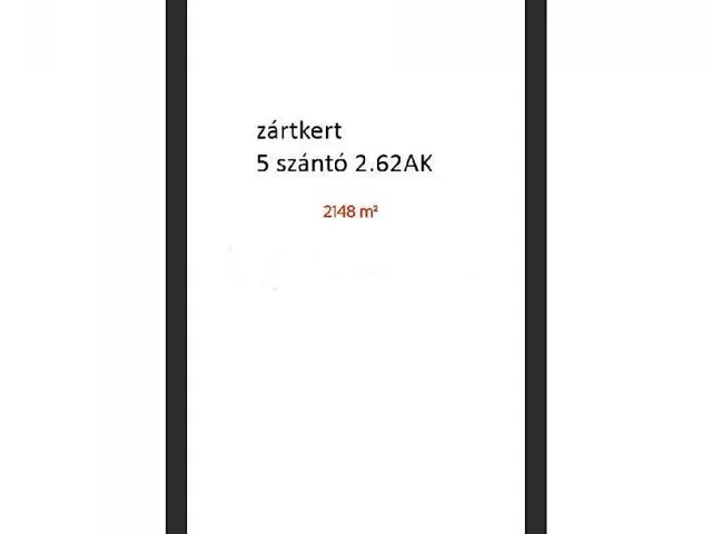 Eladó mezőgazdasági ingatlan Sándorfalva 2148 nm