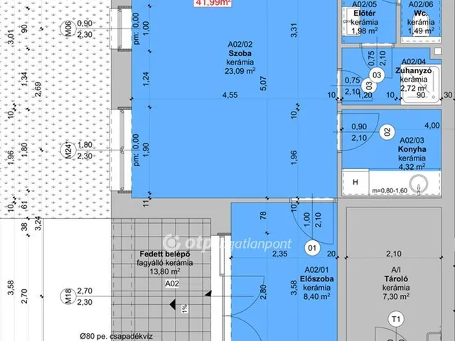 Eladó lakás Szeged 41 nm