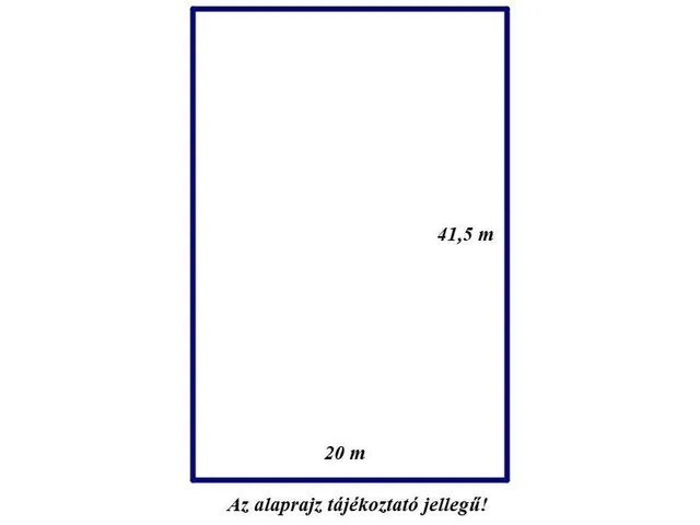 Eladó telek Deszk 827 nm