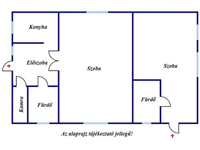Eladó ház Szeged 56 nm