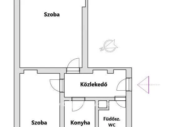 Eladó lakás Szeged 48 nm