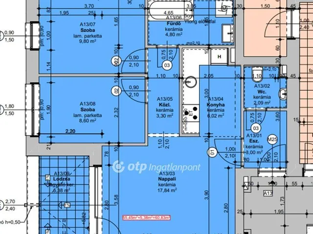 Eladó lakás Szeged 58 nm