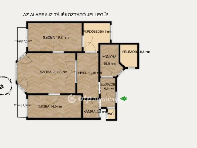 Eladó lakás Budapest VII. kerület 96 nm