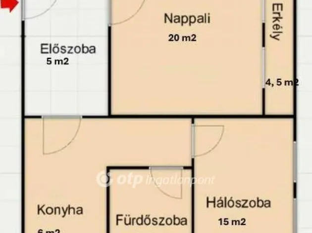 Eladó lakás Budapest IX. kerület, József Attila lakótelep 51 nm