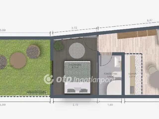Eladó lakás Szeged 34 nm