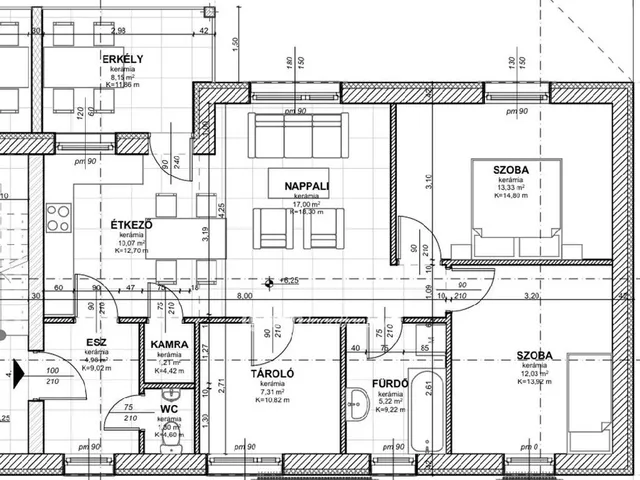 Eladó lakás Szeged 76 nm