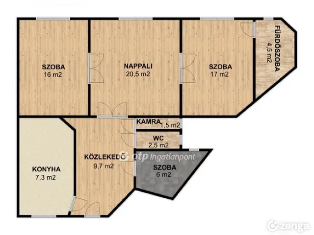 Eladó lakás Budapest VIII. kerület 85 nm