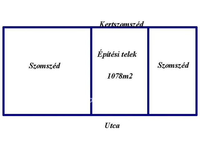 Eladó telek Kistelek 1078 nm