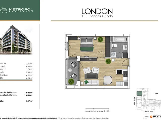Eladó lakás Budapest XIII. kerület, Lőportárdűlő 43 nm
