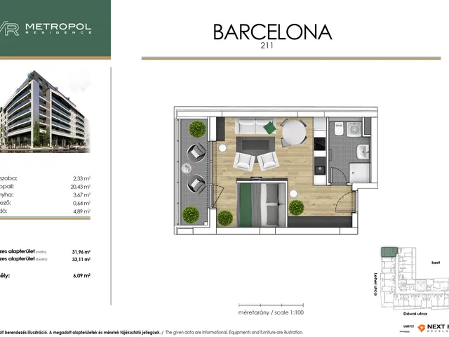 Eladó lakás Budapest XIII. kerület, Lőportárdűlő 33 nm